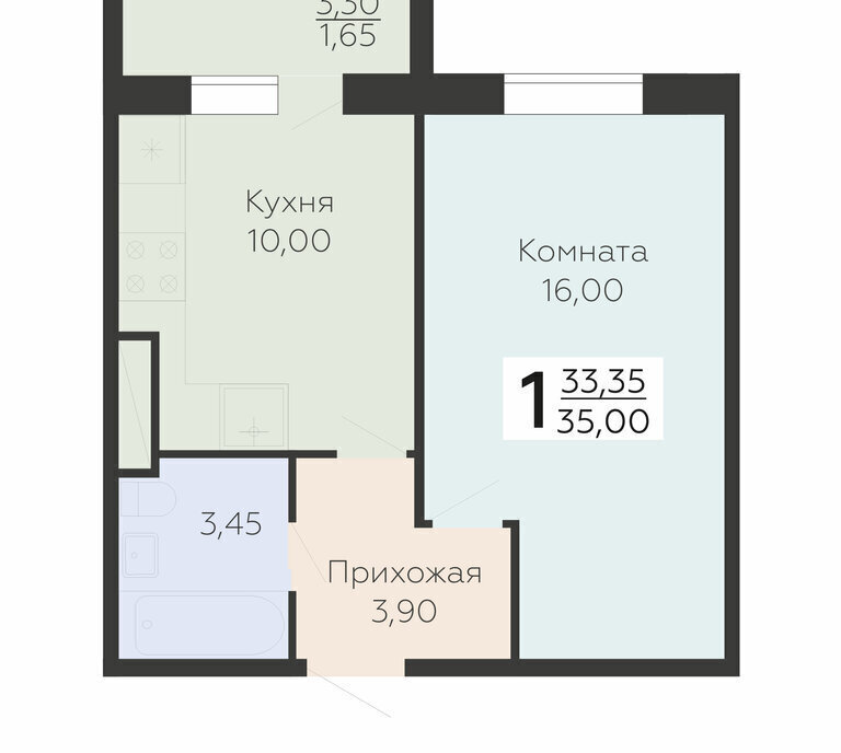 квартира г Всеволожск Южный ЖК Радужный Улица Дыбенко фото 1