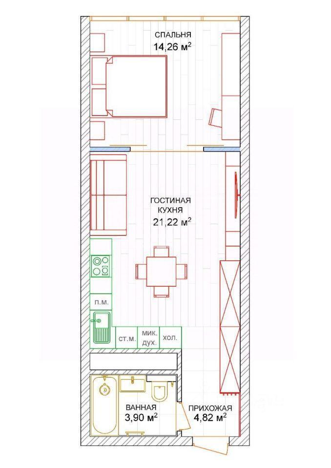 квартира г Геленджик ул Мира 20 фото 2