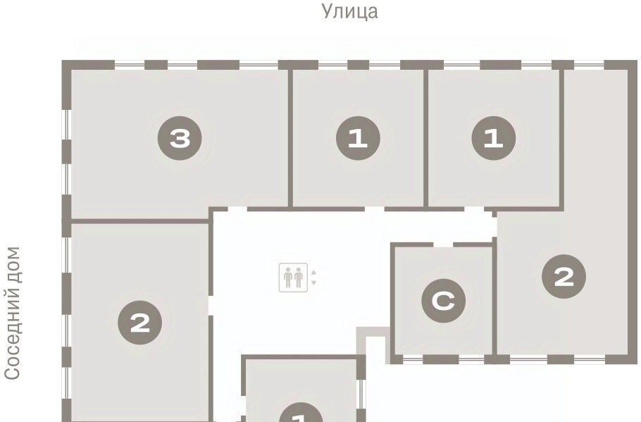 квартира г Курган Центральный ЖК «Дом Кино» жилрайон фото 2