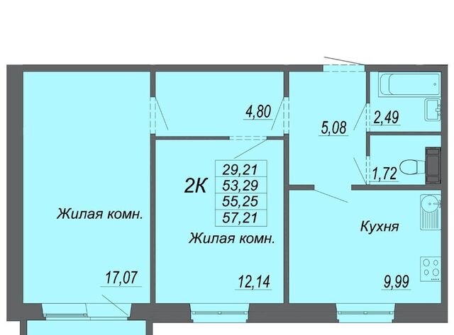 р-н Индустриальный Южный микрорайон ЖК «Маршал» фото