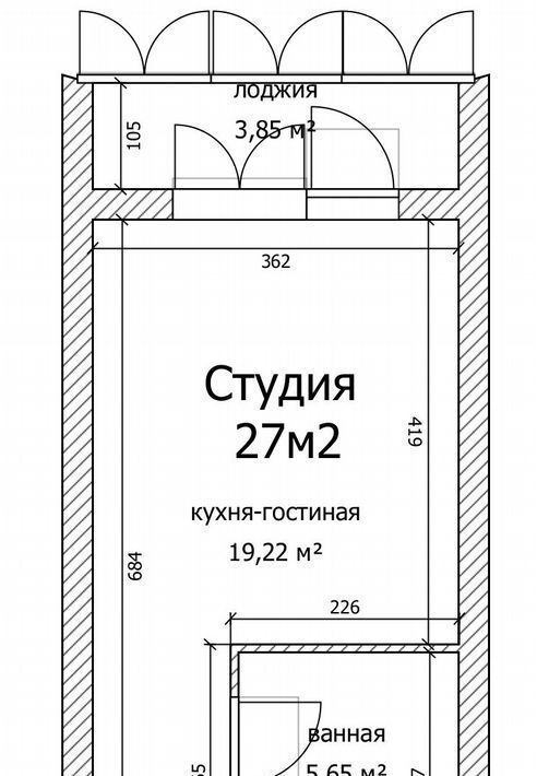 квартира г Уфа р-н Октябрьский ул Воинов-Интернационалистов 5 фото 1