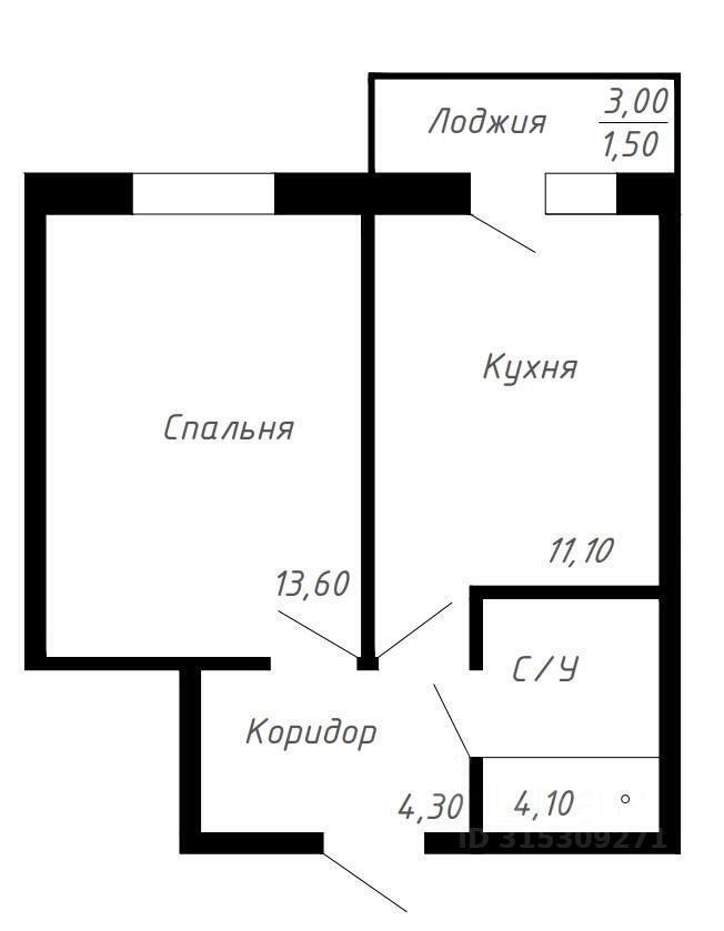 квартира р-н Всеволожский г Мурино ЖК «Мой город» 16 Муринское городское поселение, Охтинская аллея фото 10