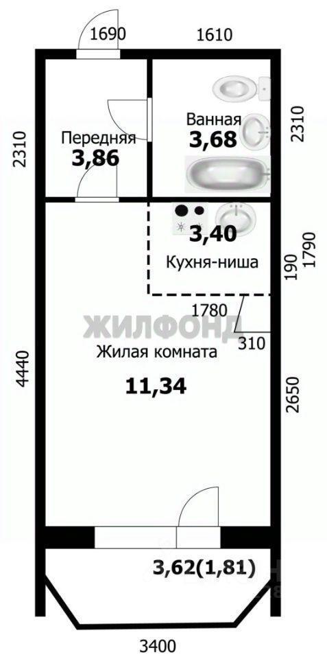 квартира г Новосибирск р-н Кировский Затулинский ул Виктора Уса 9 микрорайон «Акатуйский» жилмассив фото 1