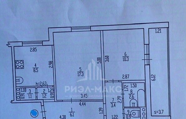квартира г Брянск р-н Советский ул Брянского Фронта 10/1 фото 1