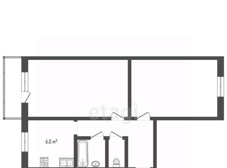 квартира г Муром ул Амосова 50 фото 30