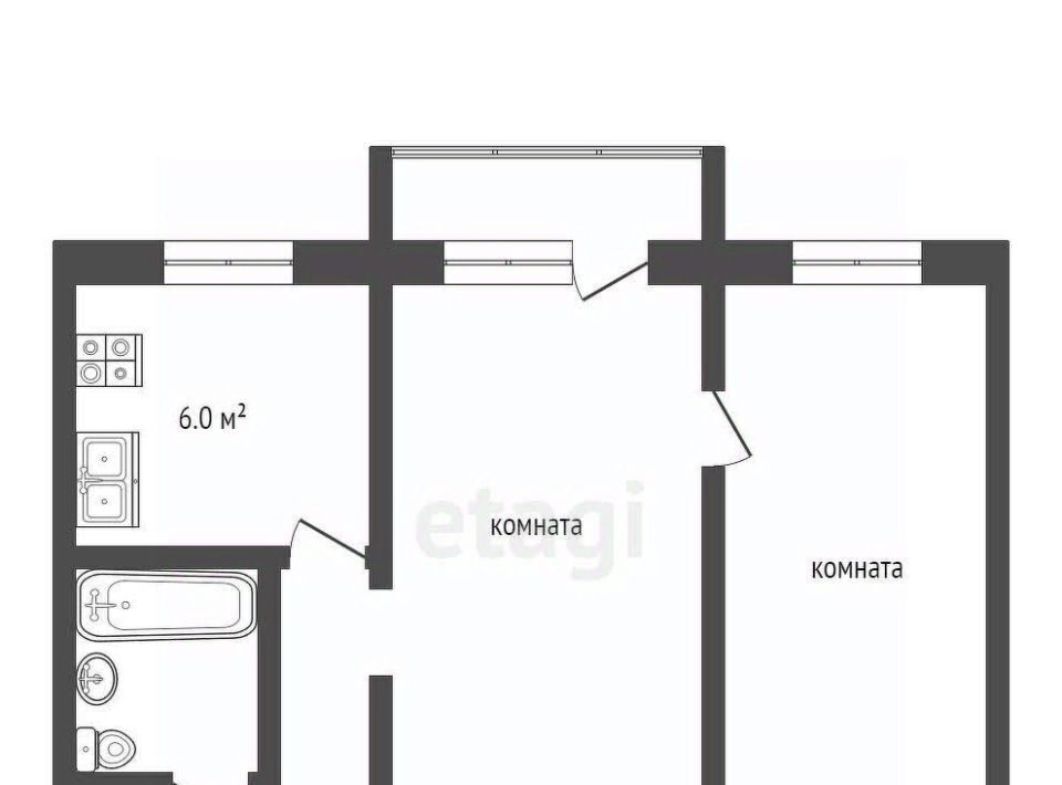 квартира г Муром ул Губкина 1а фото 13