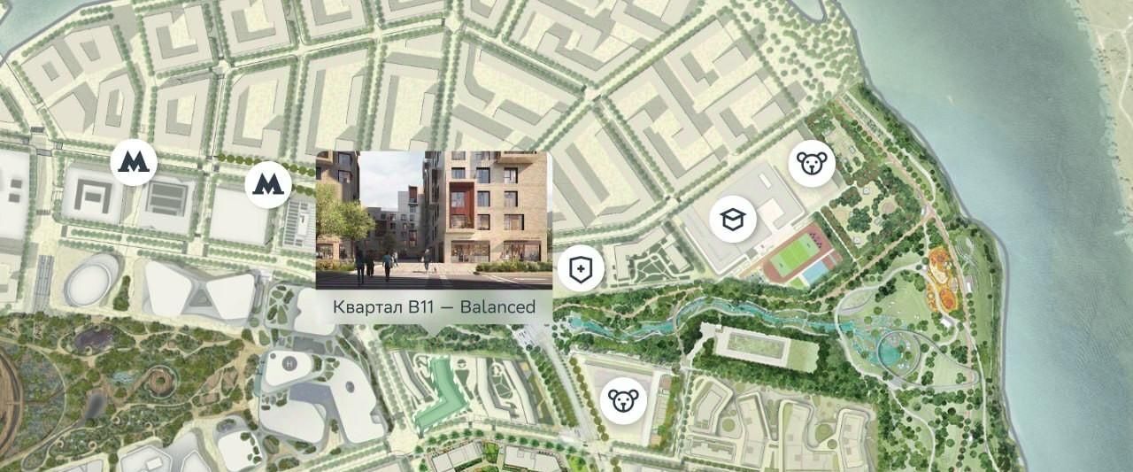 квартира г Москва метро Мякинино ЗАО Рублёво-Архангельское В 10 кв-л, Сберсити жилой комплекс, 1 фото 2