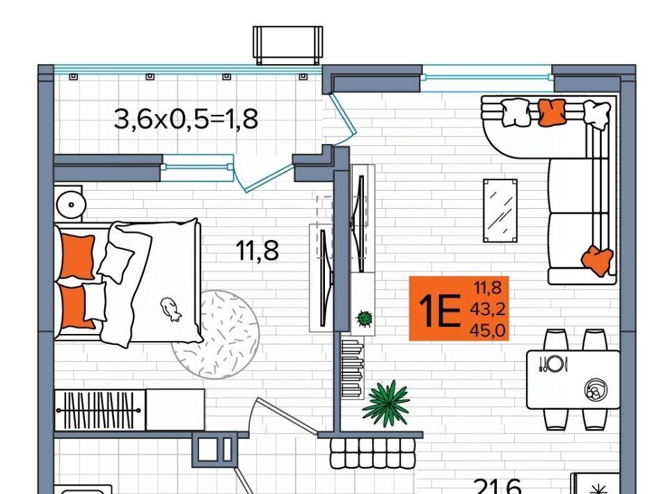 квартира г Краснодар р-н Прикубанский ул им. Константина Гондаря 98к/1 фото 1