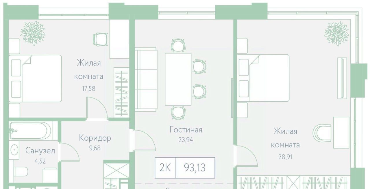 квартира г Хабаровск р-н Центральный пер Доступный 14 фото 3