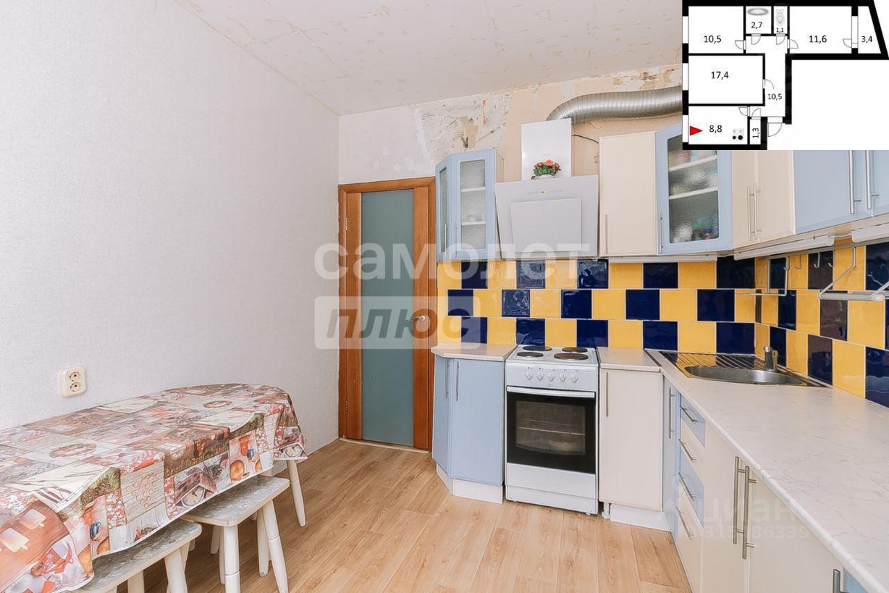 квартира г Новосибирск р-н Калининский ул Кочубея 9 Новосибирск, городской округ Новосибирск, Калининский район, Родники, улица Кочубея фото 8
