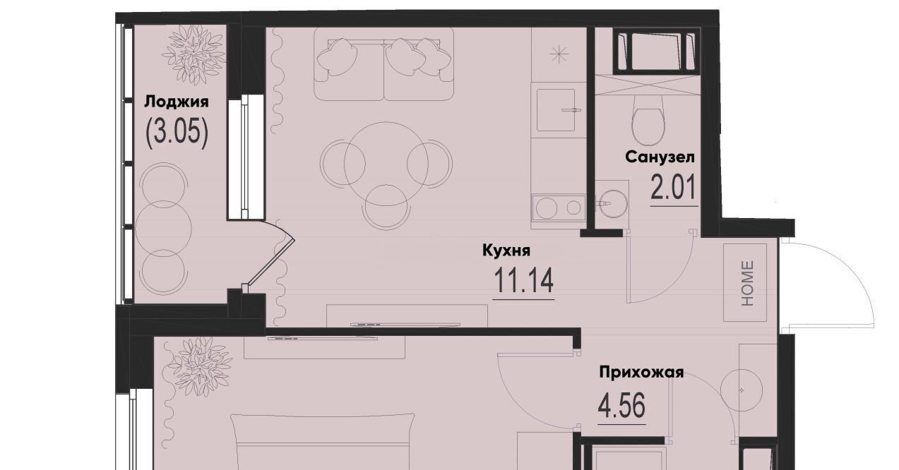 квартира р-н Всеволожский г Мурино Девяткино фото 1