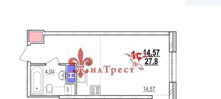 квартира г Белгород Западный пр-кт Б.Хмельницкого 78а фото 2