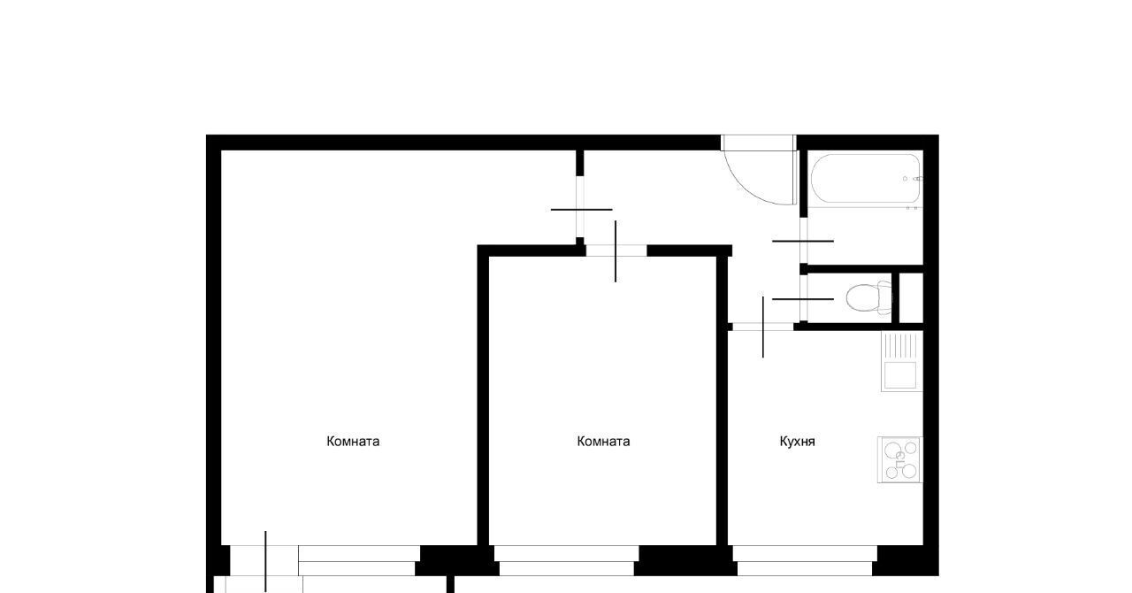 квартира г Курск р-н Сеймский пр-кт Ленинского Комсомола 97 фото 2