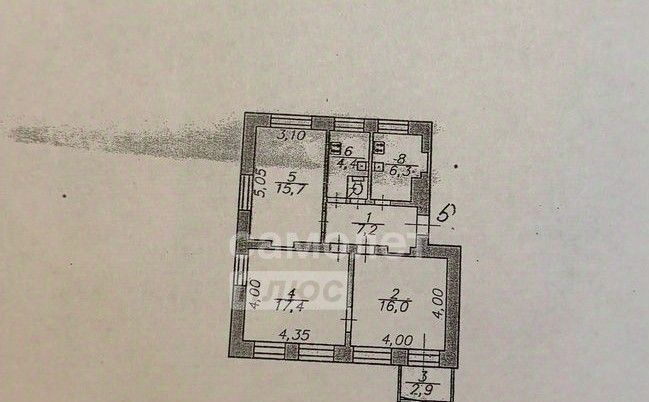 квартира г Астрахань р-н Советский ул Адмирала Нахимова 52 фото 2