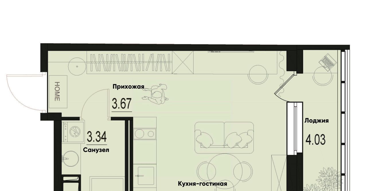квартира р-н Всеволожский г Мурино Девяткино фото 1