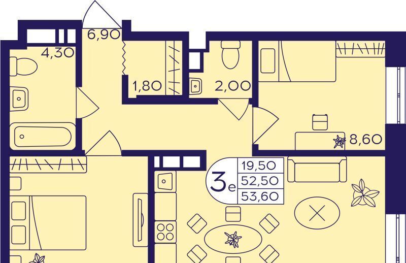 квартира г Балашиха мкр Железнодорожный Центр-2 Железнодорожная, к 413 фото 1