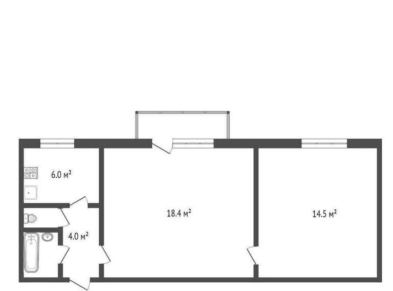 квартира г Казань ул Кулахметова 6 Казань, Северный Вокзал фото 2