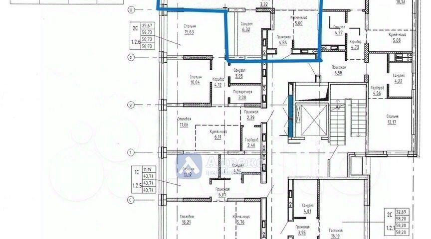 квартира г Тюмень р-н Центральный ул Мысовская 26к/1 фото 2