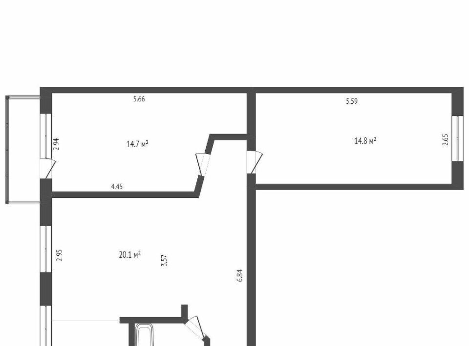 квартира г Вологда Заречье ул Чернышевского 99 фото 2