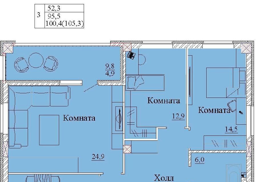 квартира г Иваново р-н Фрунзенский Капучино жилой комплекс фото 1