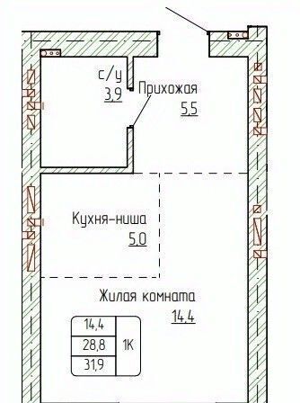 квартира г Новоалтайск ул Титова 6 фото 1
