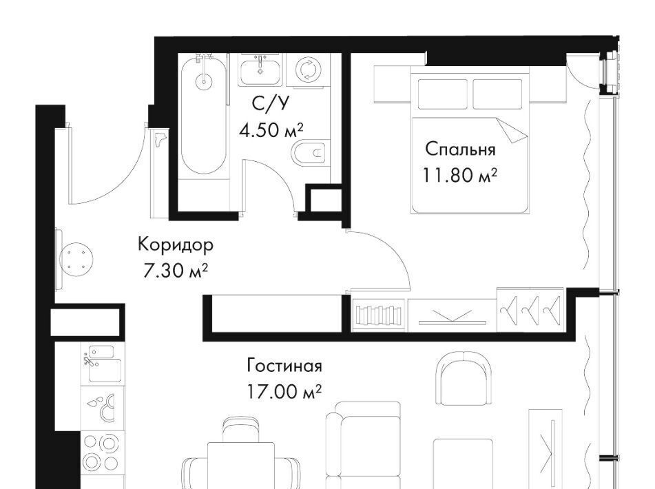 квартира г Москва метро Белорусская САО Северный Беговой ЖК Слава фото 2