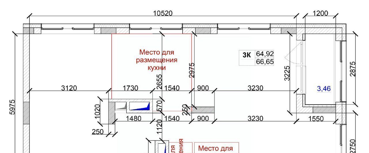 квартира г Кемерово р-н Заводский ул Дружбы 9 фото 4
