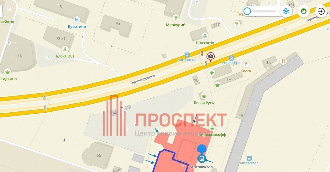 свободного назначения г Пенза р-н Железнодорожный ул Луначарского 1 фото 7