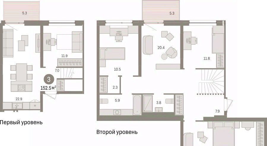 квартира г Сургут ул Игоря Киртбая 30 35-й фото 3