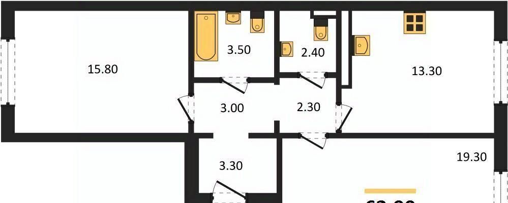 квартира г Воронеж р-н Центральный ул Загоровского 5/2 фото 1