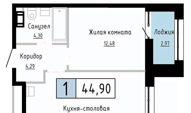 квартира г Хабаровск р-н Индустриальный пер Азовский фото 2