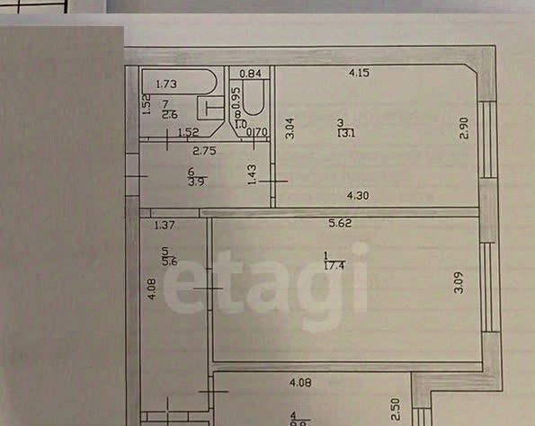 квартира г Казань Авиастроительная ул Гудованцева 43к/1 фото 2