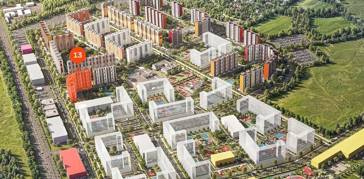 квартира г Домодедово Домодедово Парк жилой комплекс, к 13, Остафьево фото 4