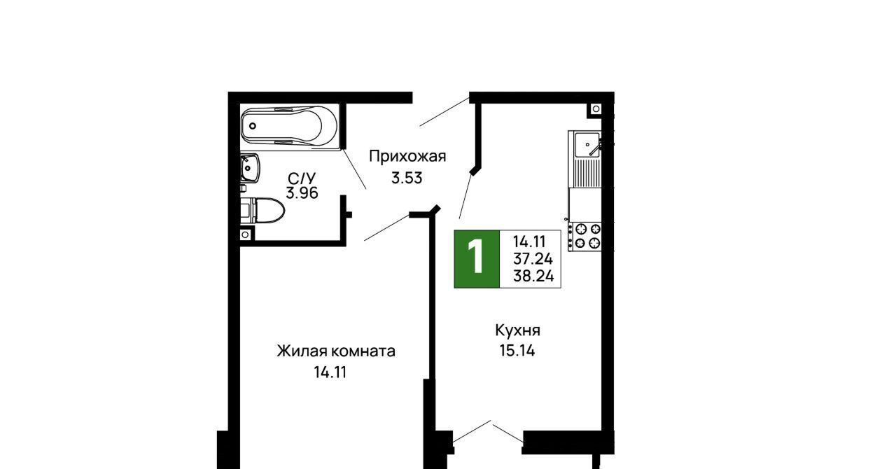 квартира г Майкоп ул 9 Мая 14а фото 1