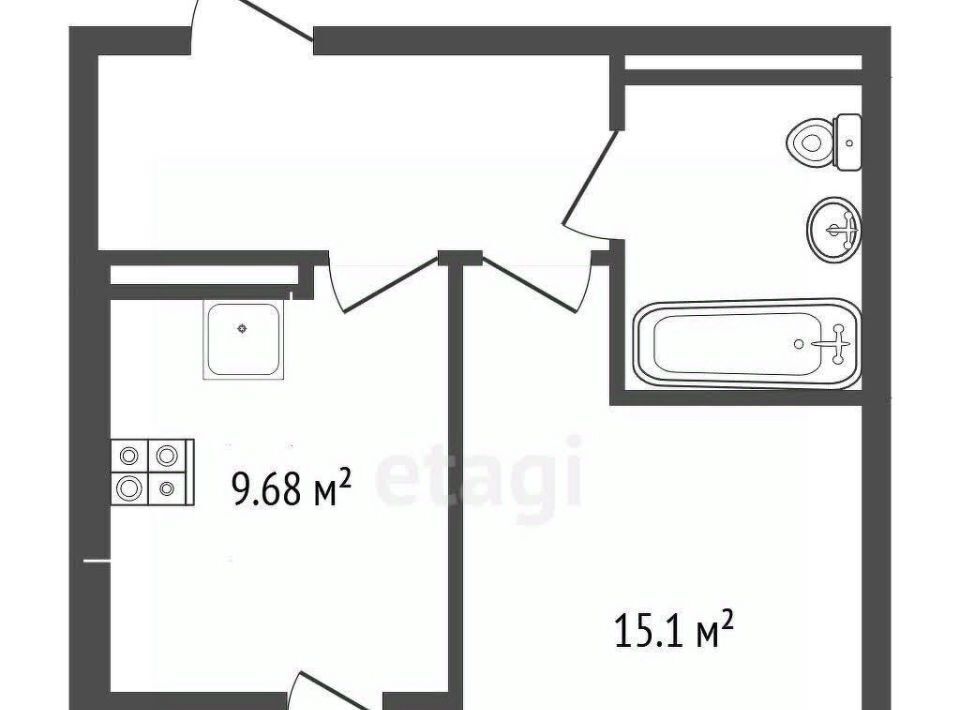 квартира г Сургут ул Игоря Киртбая 22 35-й фото 2