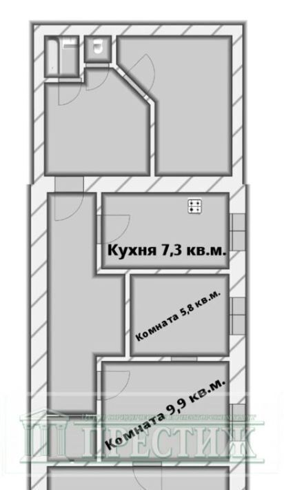 квартира р-н Шуйский г Шуя ул Свердлова 3 фото 2