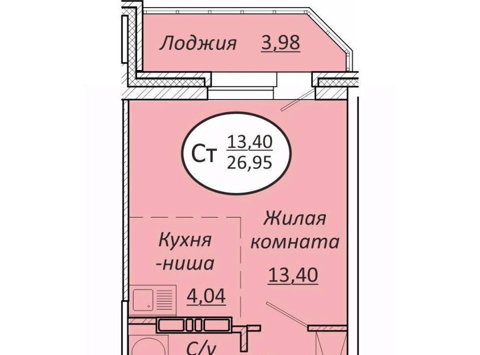 квартира г Новосибирск р-н Октябрьский Октябрьская фото 1