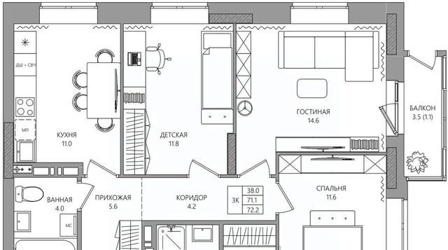 р-н Дзержинский пр-кт Парковый 36в фото