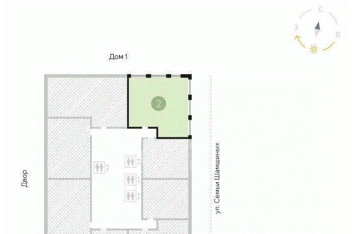 квартира г Новосибирск Сибирская ул Семьи Шамшиных 93 фото 28