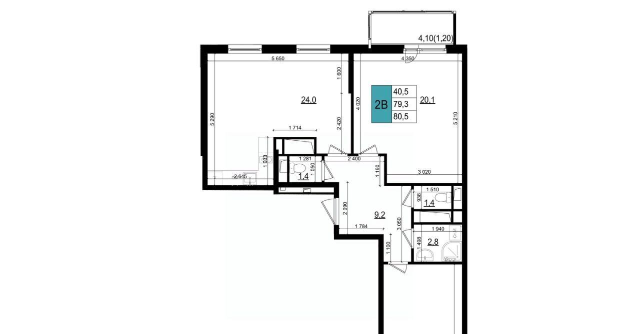 квартира г Одинцово БЗРИ Баковка 6-6А мкр, Одинцово-Сити жилой комплекс фото 1