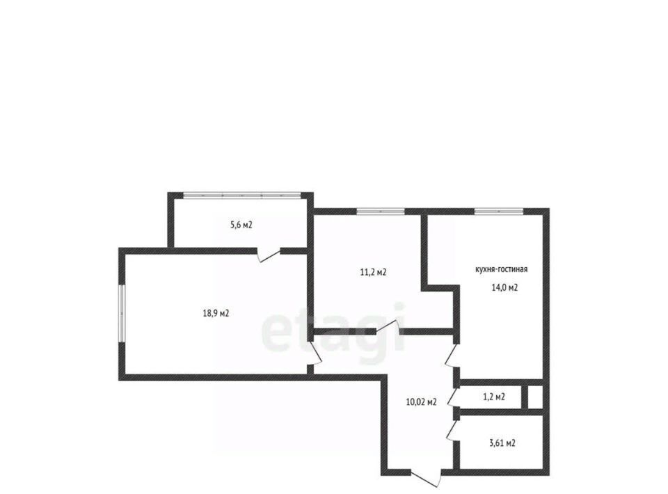 квартира г Краснодар п Горхутор р-н Прикубанский ул Агрономическая 2/5 2 фото 22