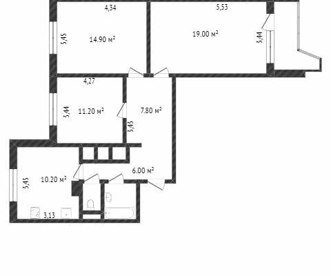 квартира г Москва метро Новопеределкино ул Шолохова 12 фото 1