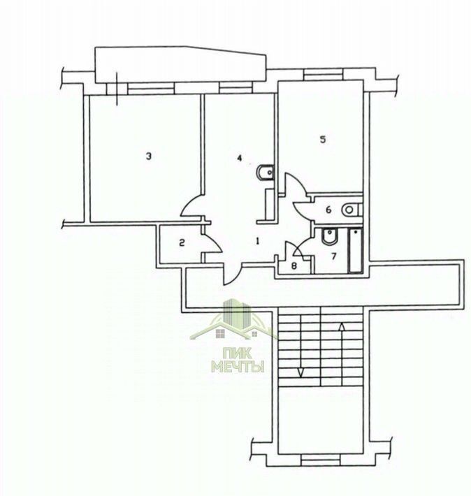 квартира г Улан-Удэ р-н Октябрьский ул Калашникова 18 фото 7