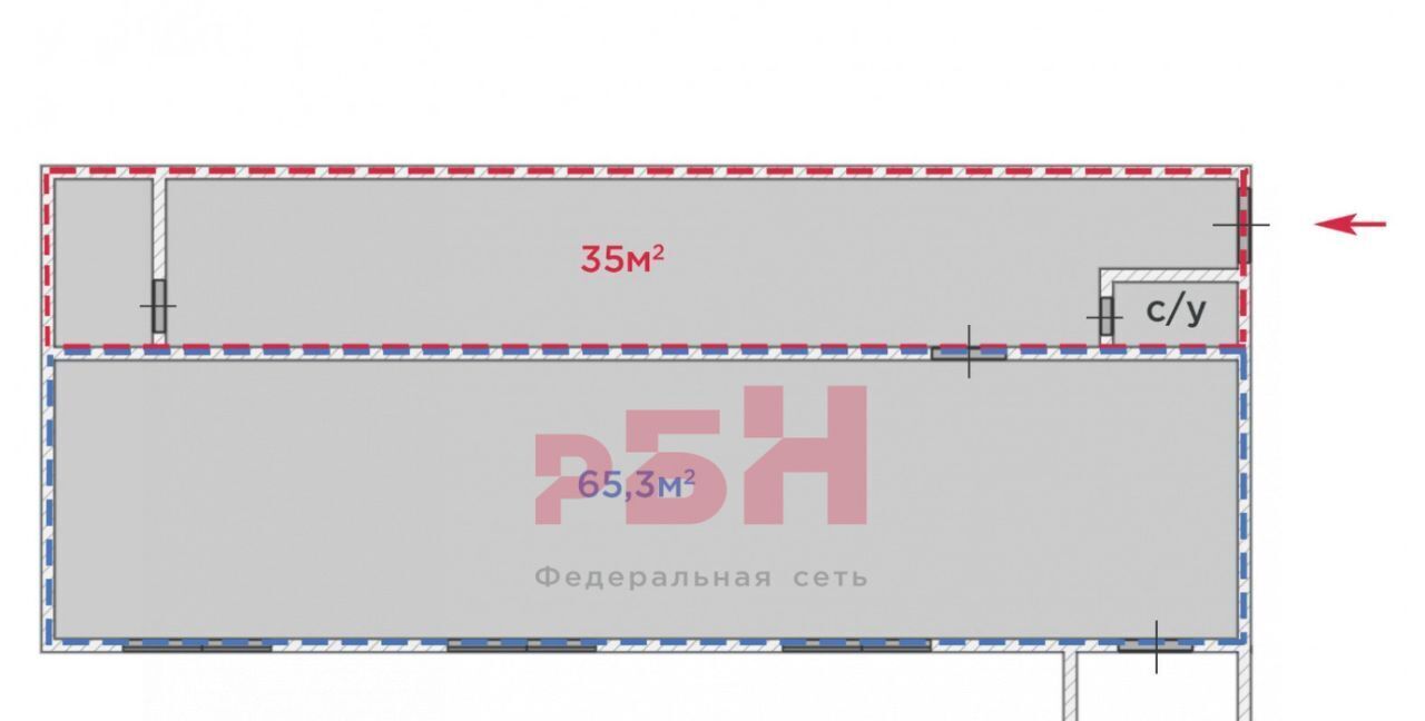 торговое помещение г Тюмень р-н Калининский ул Аккумуляторная 1с/6 фото 2