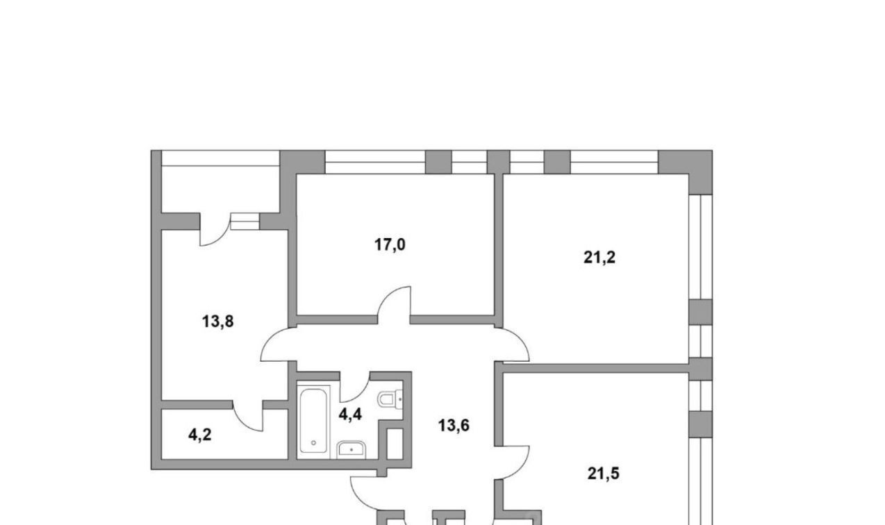 квартира г Москва метро ВДНХ проезд Ольминского 4 фото 4