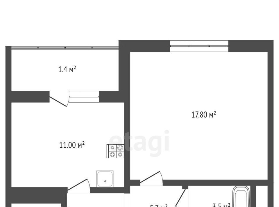 квартира г Чита р-н Центральный ул Генерала Белика 5 фото 19