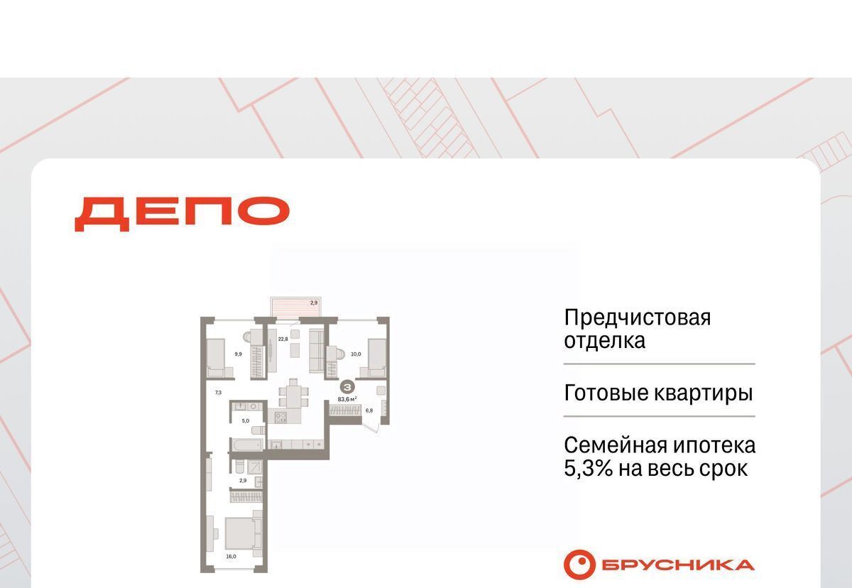 квартира г Екатеринбург Уральская Старая Сортировка ЖК Квартал Депо Сортировочный жилрайон фото 1