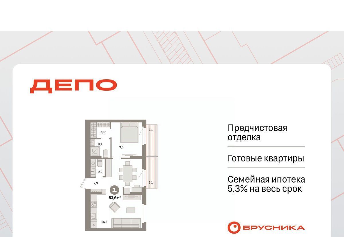 квартира г Екатеринбург Машиностроителей Старая Сортировка ЖК Квартал Депо Сортировочный жилрайон фото 1