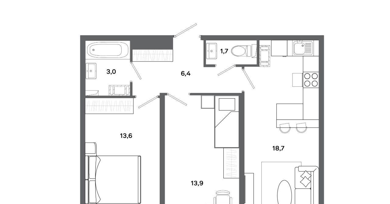 квартира г Сургут ЖК «Столица» 30А, 30А мкр фото 1