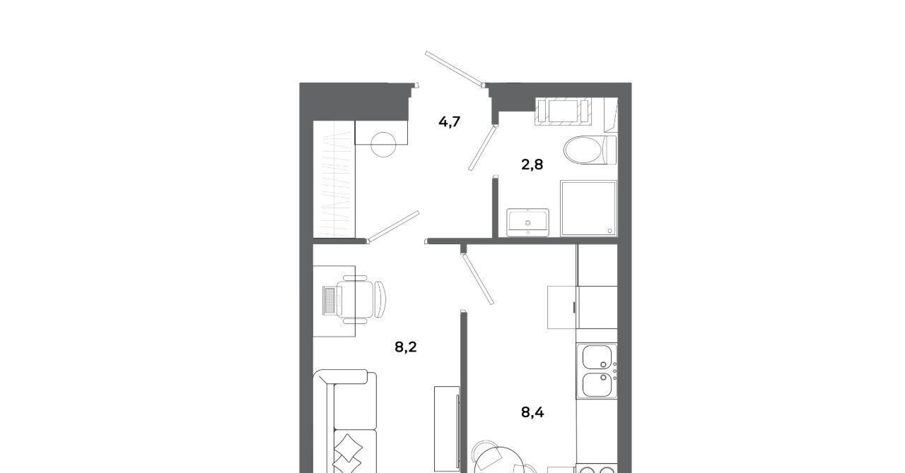 квартира г Сургут ЖК «Столица» 30А, 30А мкр фото 1